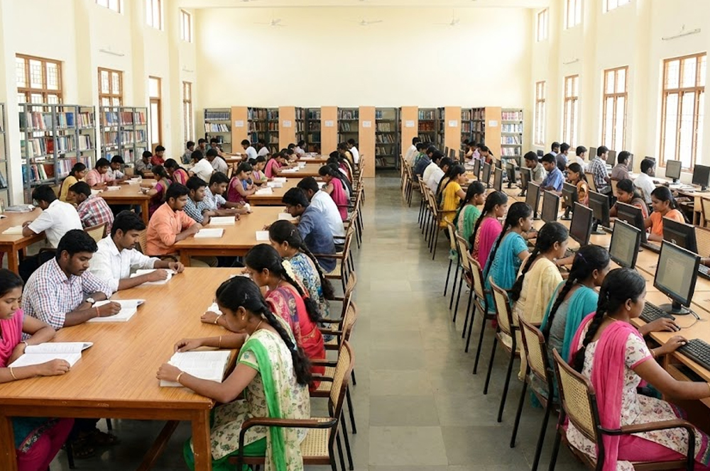 Library, Infrastructure, ANNAI COLLEGES, Library